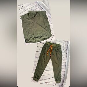 Figs Set! Rafeala size small and Zamora joggers size medium